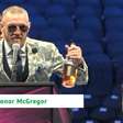 Após derrota e com whisky na mão: McGregor diz que não para "meio segundo"