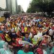 Chuva provoca aglomeração festiva antes da São Silvestre