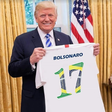 #Verificamos: foto de Trump com camisa pró-Bolsonaro é falsa