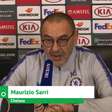 UEFA Europa League: Sarri sobre Hazard: "Lesão não é grave, mas fica de fora amanhã"