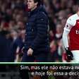 Emery se recusa a falar sobre o futuro de Ozil no Arsenal