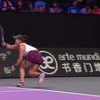 TÊNIS: WTA Finals: Pliskova vence Andreescu (6-3, abandonado)
