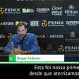 Federer: "Chegamos de um churrasco, estamos de barriga cheia"