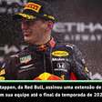 F1: Max Verstappen renova com a Red Bull