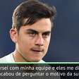 Copa Itália: Sarri sobre rumores de briga com Dybala: "Falo com Dybala todos os dias"