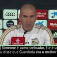 La Liga: Zidane: "Simeone é um dos melhores técnicos do mundo"