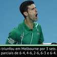 TÊNIS: Aberto da Austrália: Djokovic é octacampeão