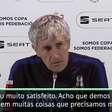 FUTEBOL: Copa do Rei: Setién feliz com o Barcelona apesar da eliminação para o Bilbao