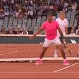 Bill Gates dá lob em Rafael Nadal