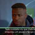 UEFA Champions League: Vinícius Júnior: "Todo mundo viu que Jesus empurrou Sergio Ramos"