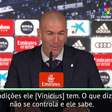 La Liga: Zidane sobre Vinícius no clássico: "Também defensivamente fez um grande trabalho"