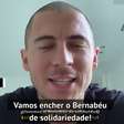 FUTEBOL: La Liga: Estrelas do Real Madrid convocam torcedores a 'encherem o Bernabéu de solidariedade'