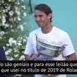 VIRAL: TÊNIS: Nadal vai leiloar camisa de Roland Garros para projeto da Cruz Vermelha: "Significa muito para mim"