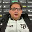 CEARÁ: Guto Ferreira fica satisfeito com desempenho da equipe diante do Bragantino apesar do empate e defende: "Quem esteve mais próximo de marcar fomos nós"
