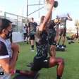 CEARÁ: Clube treina forte para o duelo contra o Santos no fim de semana