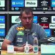 SANTOS: "Toda vitória nos dá um alívio", destaca Carille após 2 a 0 contra o RB Bragantino
