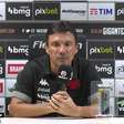 VASCO: Zé Ricardo reconhece partida abaixo do esperado no primeiro tempo, destaca melhora na segunda etapa: "Fomos competentes naquilo que a gente se programou"