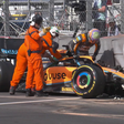 Ricciardo perde controle e arrebenta McLaren no muro no TL2 do GP de Mônaco