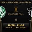 Palmeiras x Atlético-MG: prováveis times, desfalques e onde assistir ao jogo pela Libertadores