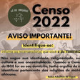 Terreiro pede aos praticantes que se identifiquem no Censo 2022
