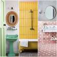 Banheiros coloridos: 10 ambientes inspiradores e com alto-astral