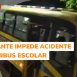 Estudante impede acidente com ônibus escolar desgovernado na PB