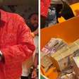 Estrela da NBA ganha mais de R$ 1 milhão em espécie de rapper