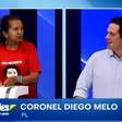 No PI, candidata se revolta ao saber que rival está armado em debate; ele desistiu da candidatura