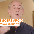 Ciro Gomes se pronuncia sobre apoio ao 2º turno: "Acompanho a decisão do partido"