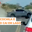 Padre perde o controle de veículo e cai em lago no Ceará