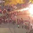 Polícia Militar atira bombas para dispersar torcedores do Flamengo no entorno do Maracanã