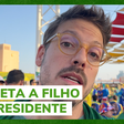 No Catar, Fábio Porchat debocha de Eduardo Bolsonaro: "Vim com 50 pen drives para distribuir"