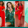 Look de Natal: veja 5 opções de vestidos verdes e vermelhos