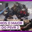 Jogamos Horizon em realidade virtual; saiba como é o game