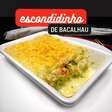 Escondidinho de bacalhau, com batata, bom e rende mais