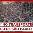 Plataformas e ônibus ficam lotados com greve no Metrô de SP