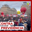 1 milhão de franceses vão às ruas contra reforma da previdência aprovada pelo governo