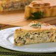 Torta de bacalhoada para a Sexta-feira Santa