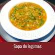 Sopa de legumes, pedaçuda, fácil, aproveite os legumes
