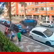 Motorista joga carro para cima de motociclista após ter óculos de sol furtado em Praia Grande (SP)