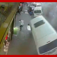 Câmera de segurança registra o momento da explosão que destruiu rua em Joanesburgo