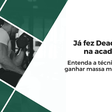 Já fez Dead Stop na Academia?