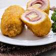Rolinhos de frango recheados sem fritar: menos calorias