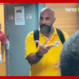 Gabigol manda beijo para Dorival Júnior após derrota do Flamengo