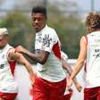 Sampaoli não projeta time para confronto contra Bahia e jogadores seguem no escuro