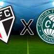 São Paulo x Coritiba: onde assistir, horário e escalação das equipes