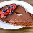 Torta de chocolate amargo que ganha das padarias