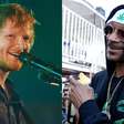 Ed Sheeran relembra dia em que fumou maconha com Snoop Dogg