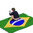 Caixa cancela exposição com obra que representa Bolsonaro defecando na bandeira do Brasil