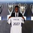 Real Madrid amplia contrato de Vini Jr e novo vínculo vai até 2027